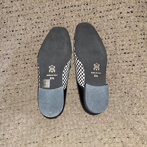 NUEVA EPOCA-Cordova-Woven Black/White Leather Dance Shoes-Sz 6.5UK/8US-NWOB - Picture 8 of 8